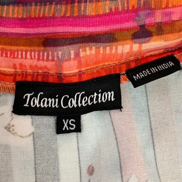 Tolani Collection Kimono Boho Duster Size XS Open Cardigan Floral Multicolor - Picture 10 of 11